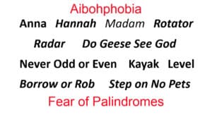 Aibohphobia – miedo a los palíndromos Aibohphobia – miedo a los palíndromos