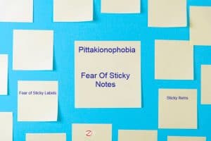 Pittakionofobia: miedo a las notas adhesivas o etiquetas.